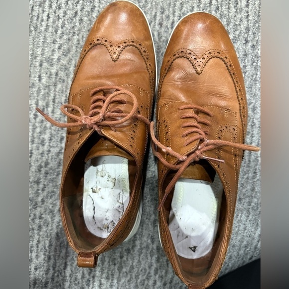 Cole Haan Zerogrand Wing Oxford British Tan Leather, size 13! - Picture 5 of 7